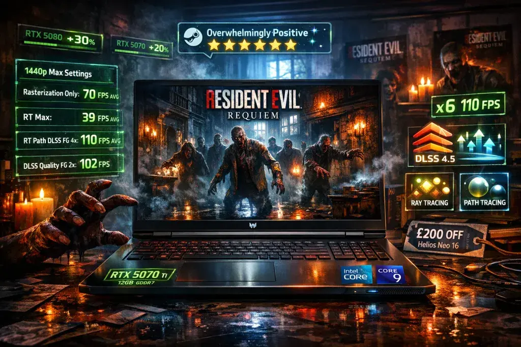 Resident Evil: Requiem Captivates Gamers, Demands RTX 5070 Ti Hardware for Best Experience