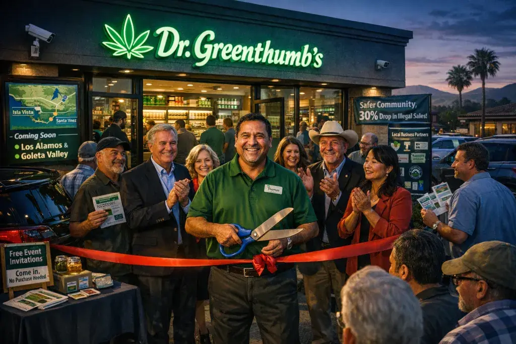Dr. Greenthumb’s Launches Third Approved Cannabis Dispensary in Orcutt