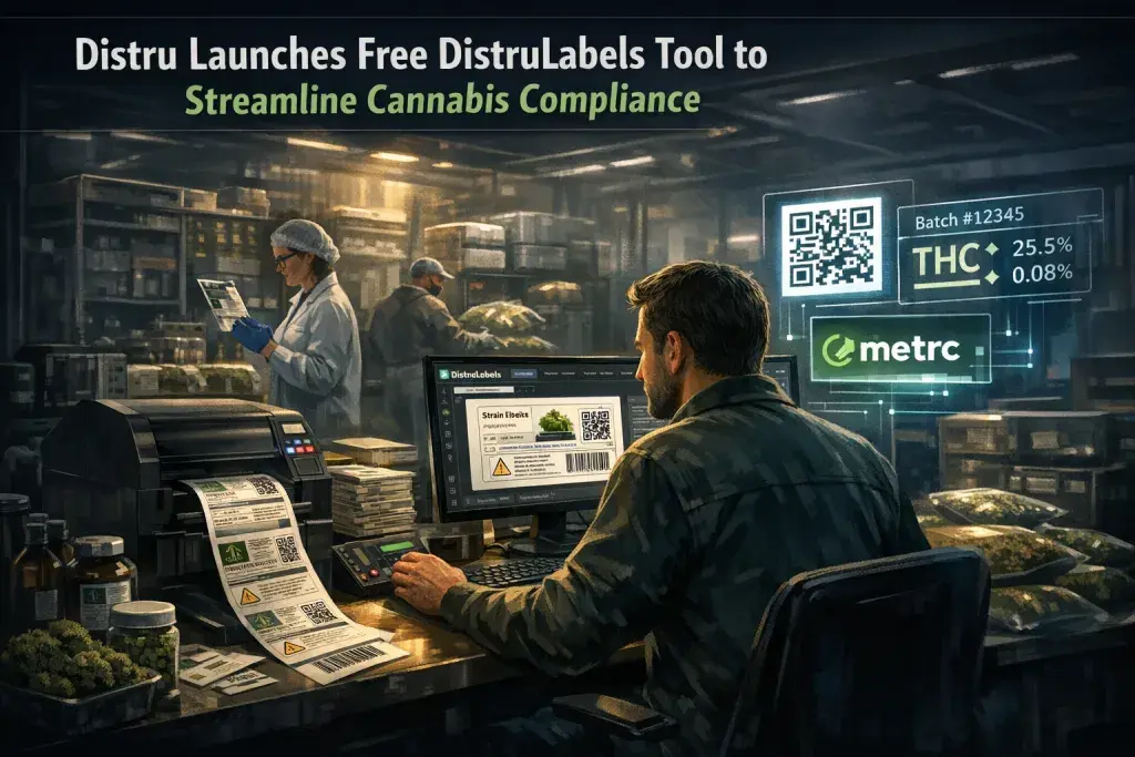 Distru Launches Free DistruLabels Tool to Streamline Cannabis Compliance
