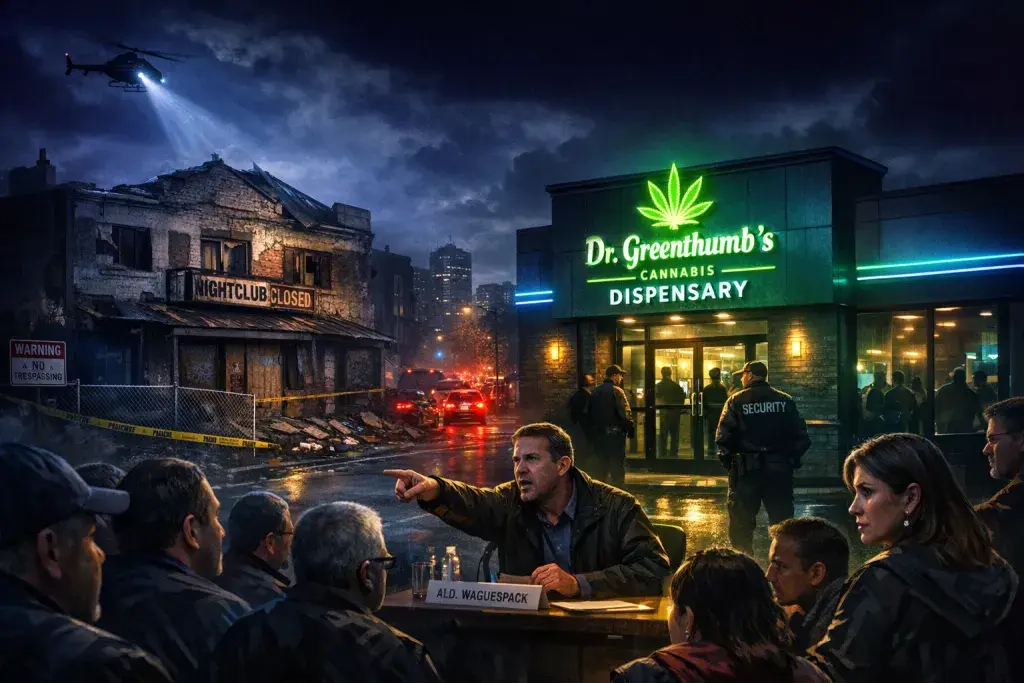 Dr. Greenthumb’s Dispensary Seeks Site of Bucktown’s Defunct Nightclub Amid Resident Backlash