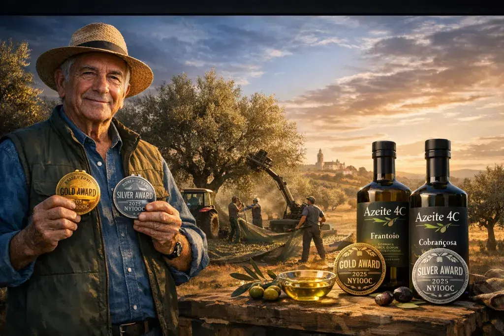 Azeite 4C Wins Gold and Silver at NYIOOC with Portuguese Monovarietal Oils