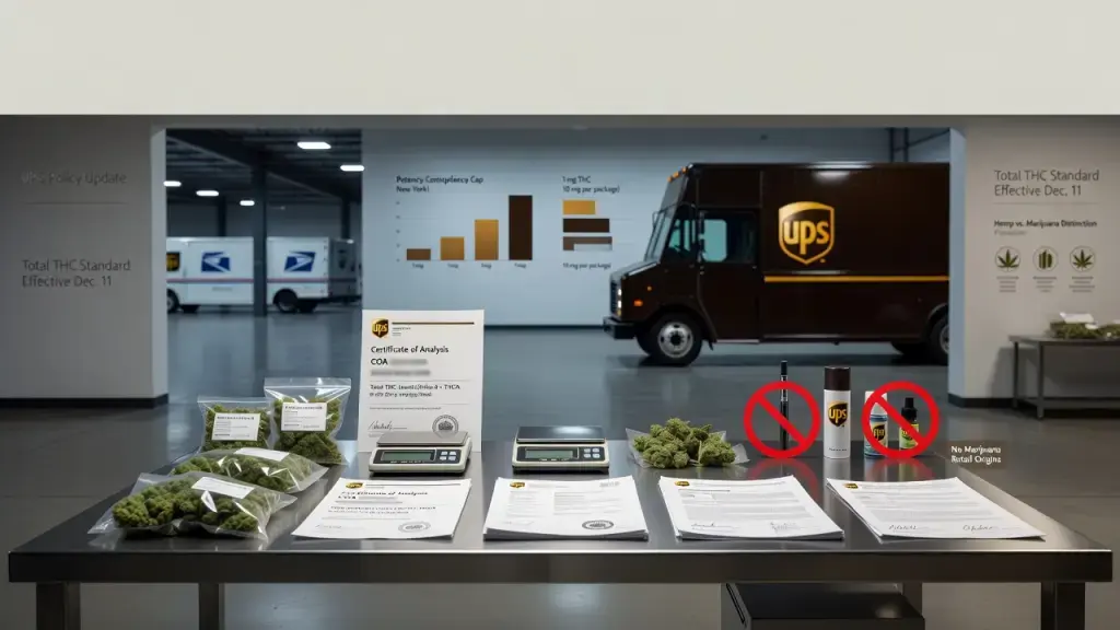 UPS Tightens Hemp Shipping Rules Ahead of Federal Deadline
