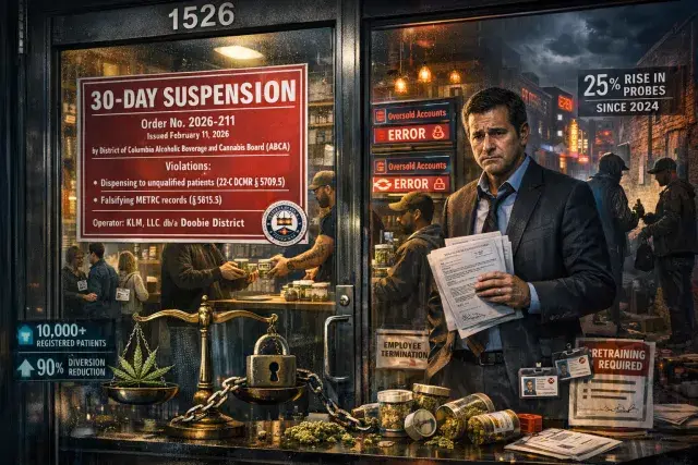DC Cannabis Board Suspends Doobie District for Dispensing to Unqualified Patients