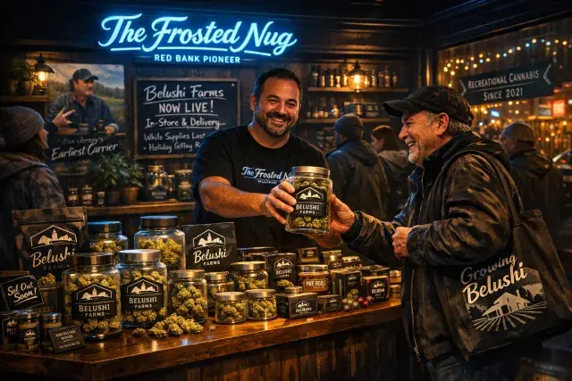 The Frosted Nug Launches Belushi Farms, Leading Craft Cannabis in Red Bank