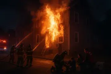 Red Bank Duplex Fire Displaces Two Families as Investigators Eye AC Units